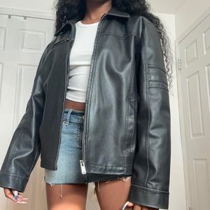 Vintage Guess leather jacket